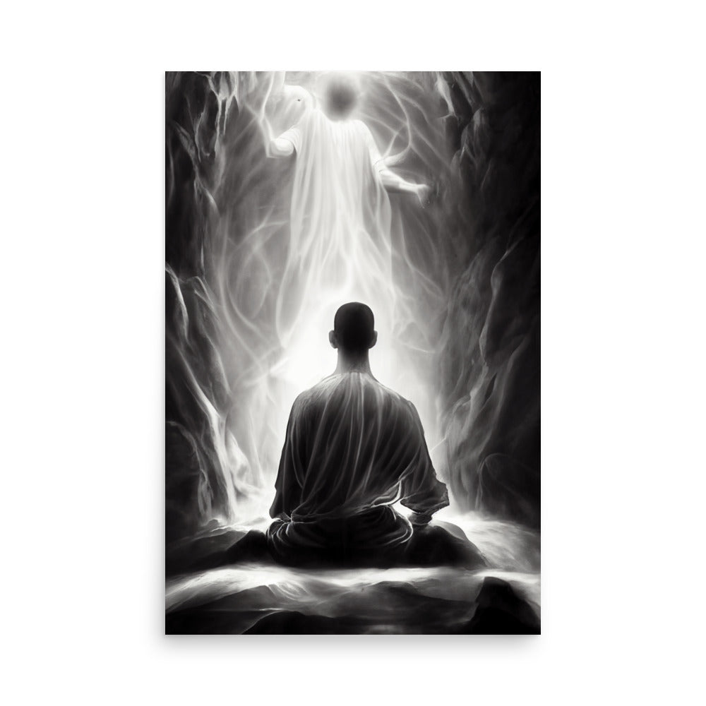 Calm Meditations: B&W - Luster Poster