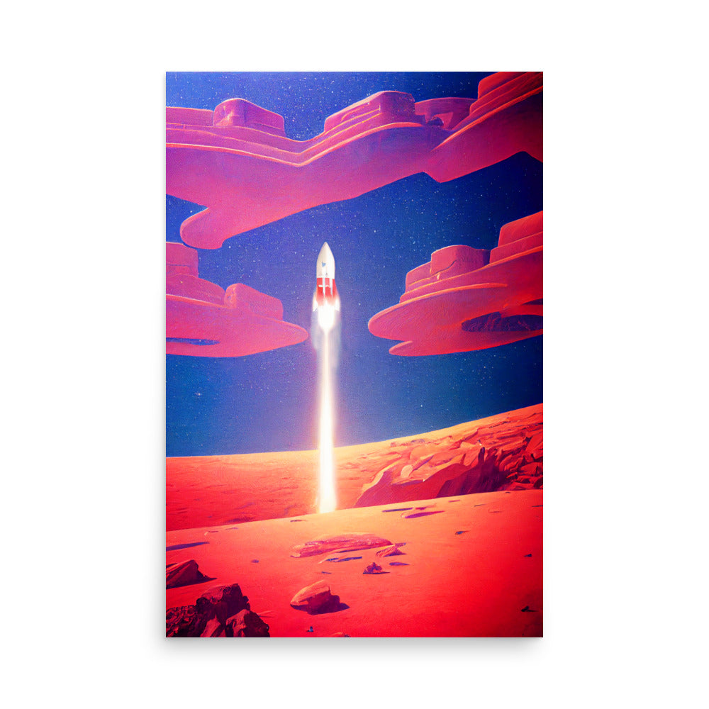 Space Race: Neutral - Luster Poster