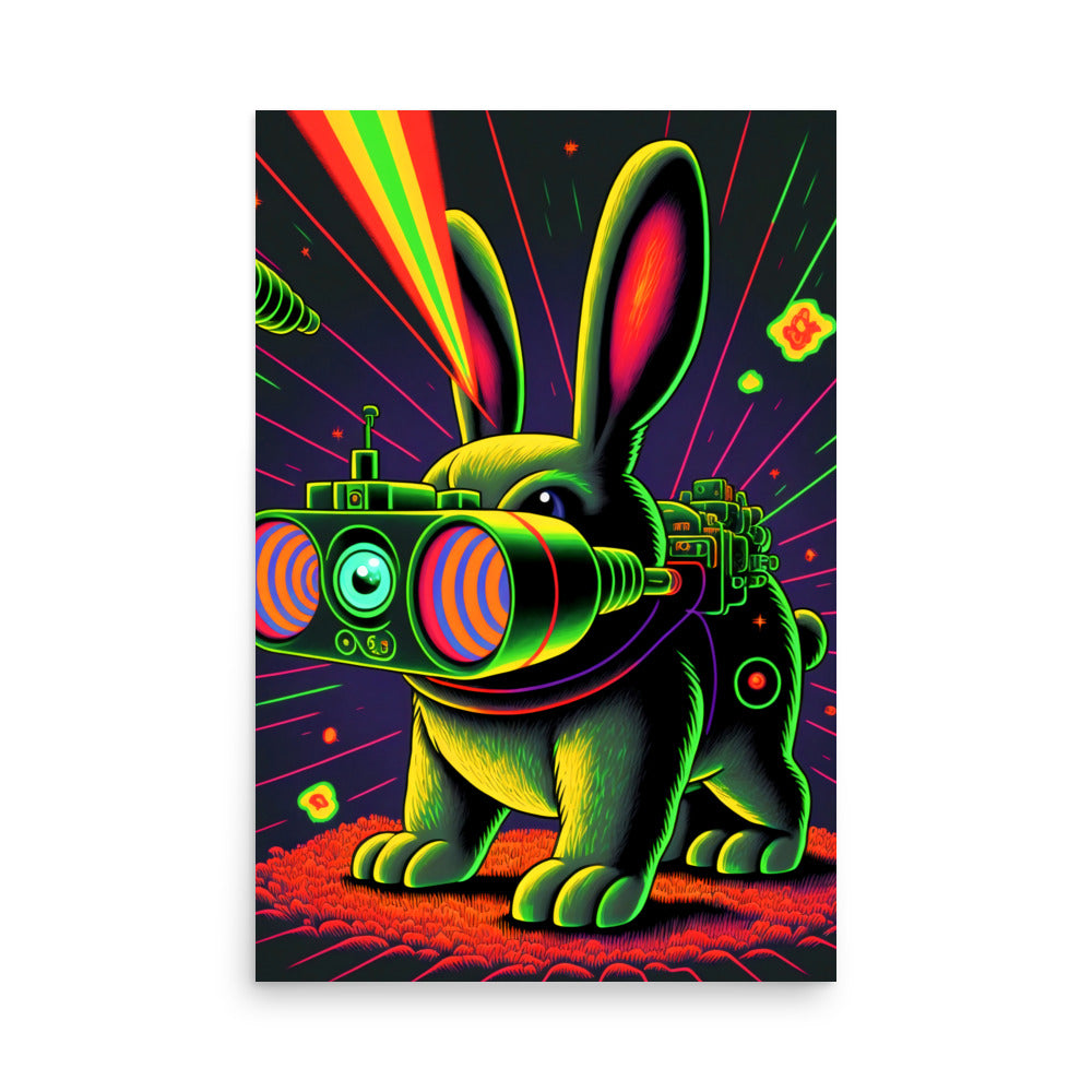 Ro-Bunny: Vibrant - Luster Poster