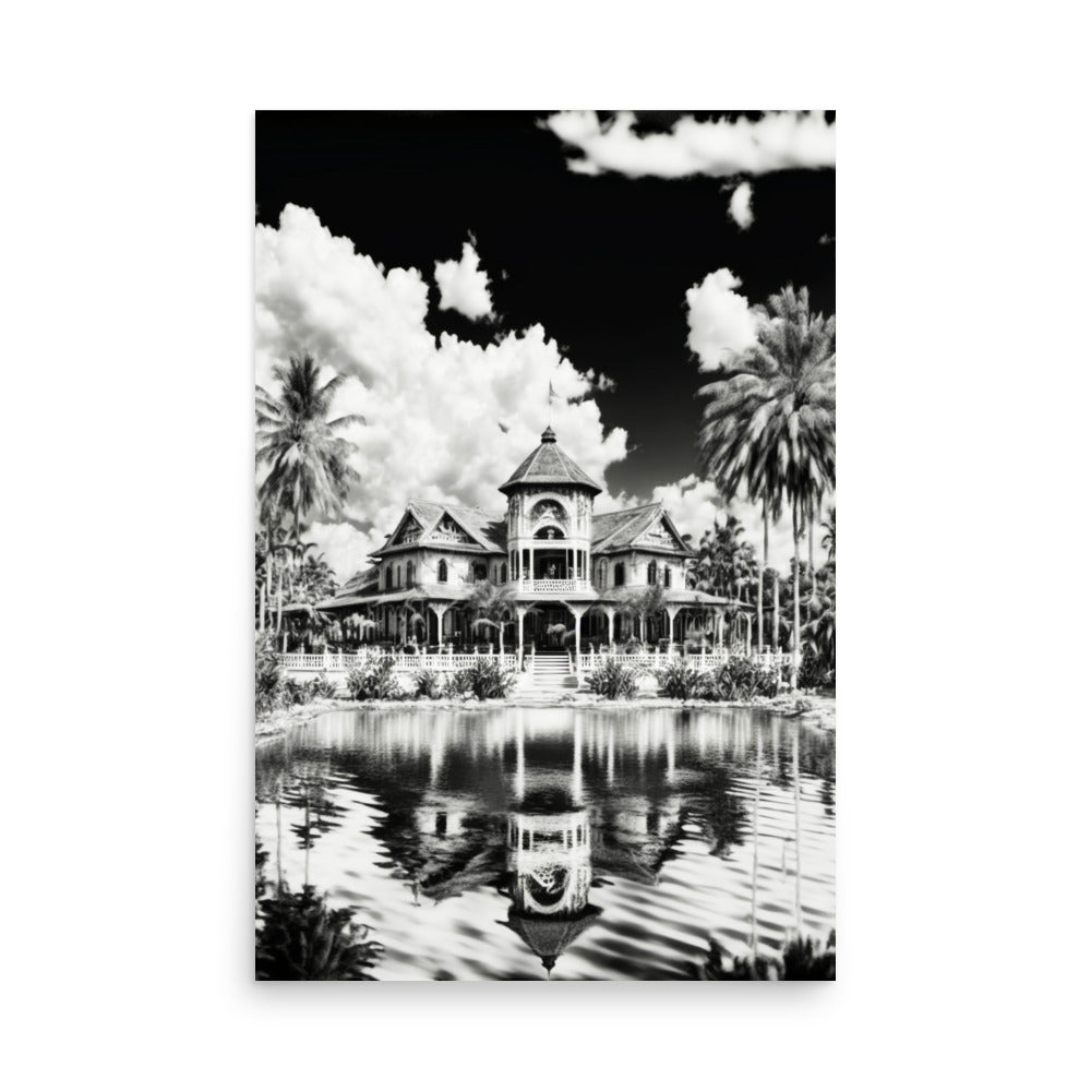 Holiday Home: B&W - Luster Poster