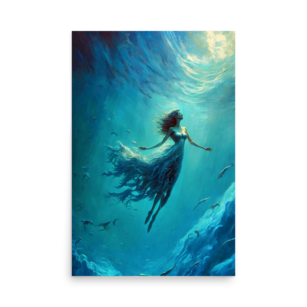 Wave Walker: Neutral - Luster Poster