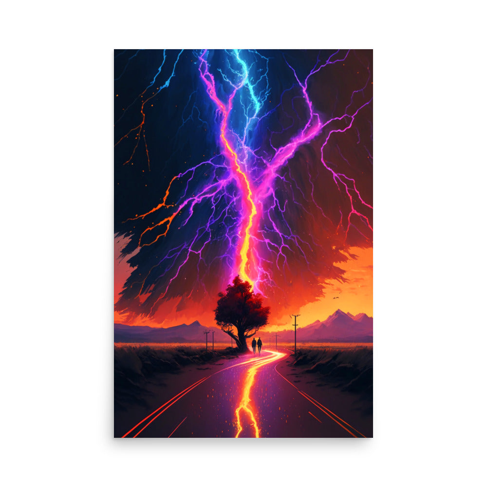 Electrical Energy: Vibrant - Luster Poster