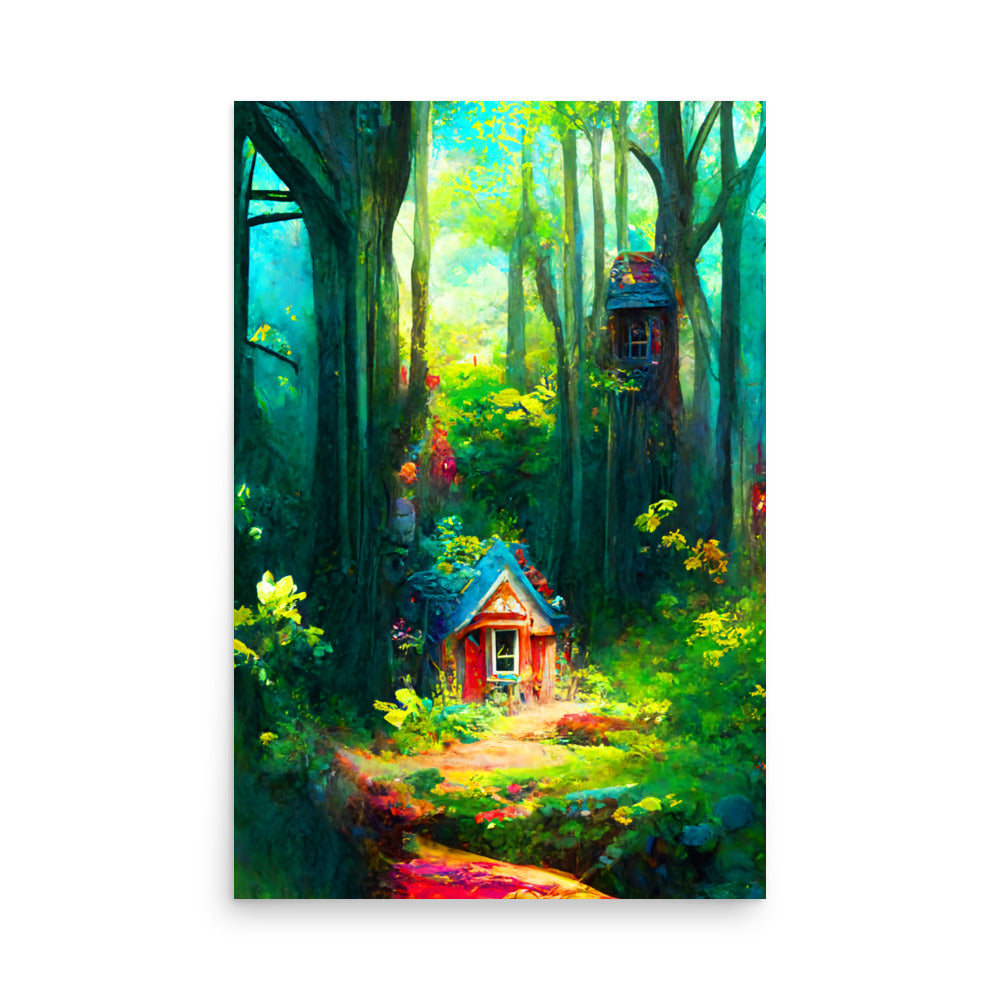 Familiar Forests: Vibrant - Luster Poster