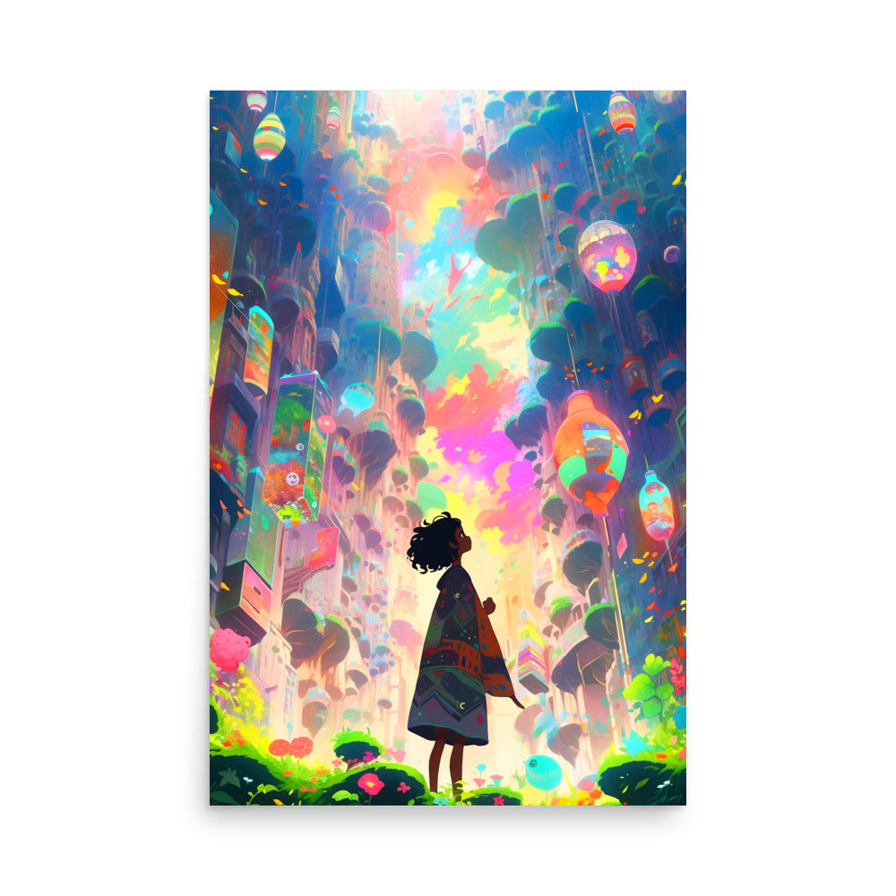 Energy Explorer: Vibrant 3/4 - Luster Poster