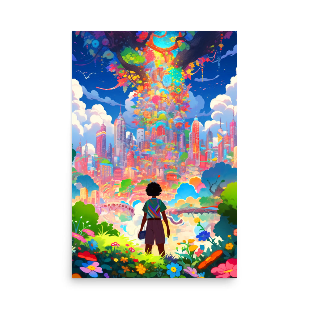 Energy Explorer: Vibrant 4/4 - Luster Poster