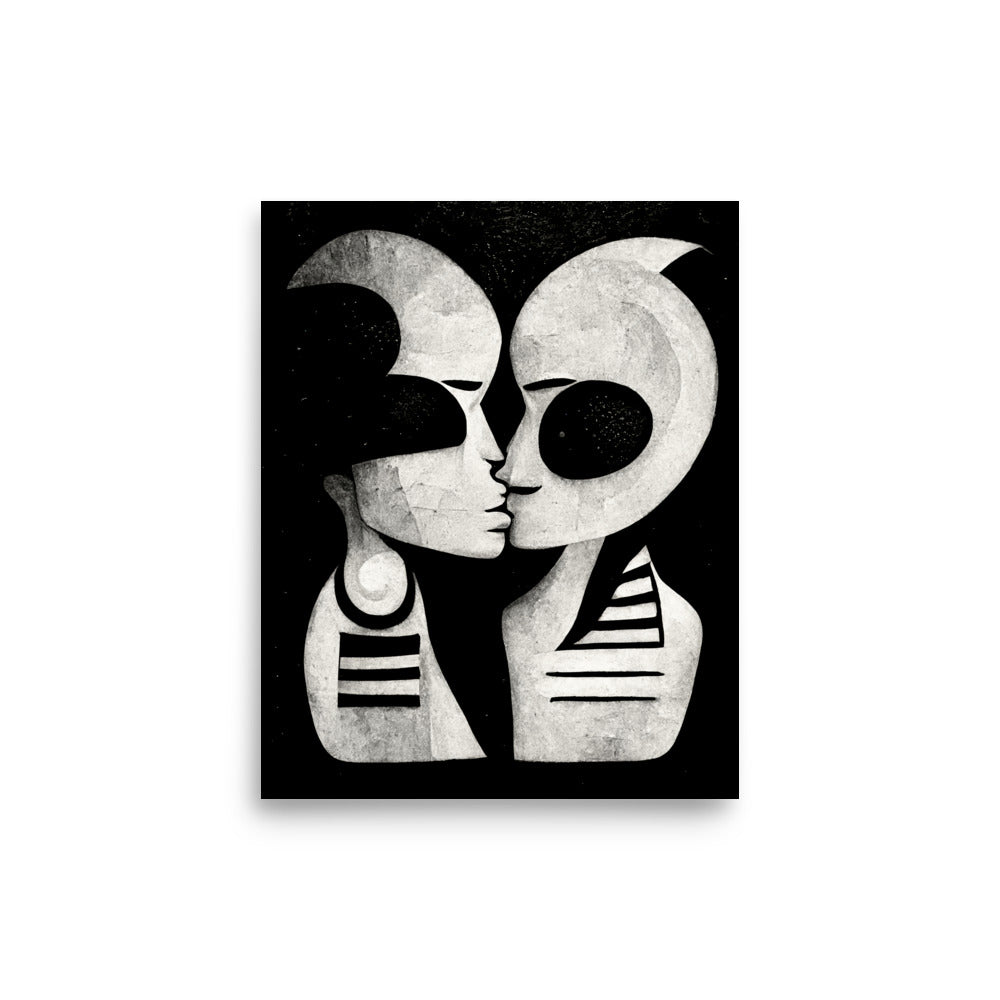 Ancient Love: B&W - Luster Poster