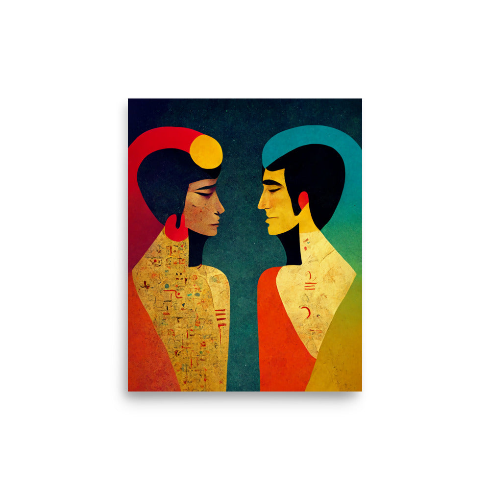 Ancient Love: Vibrant - Luster Poster