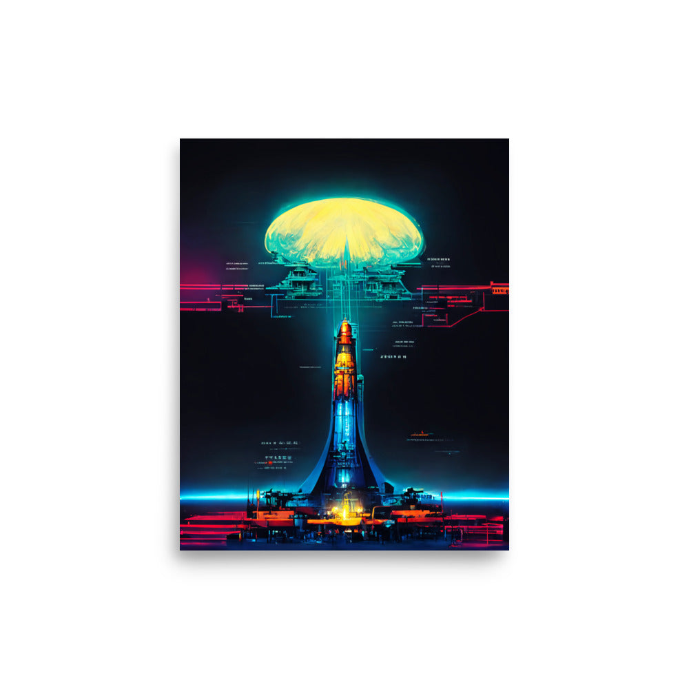 Rocket Design: Vibrant - Luster Poster