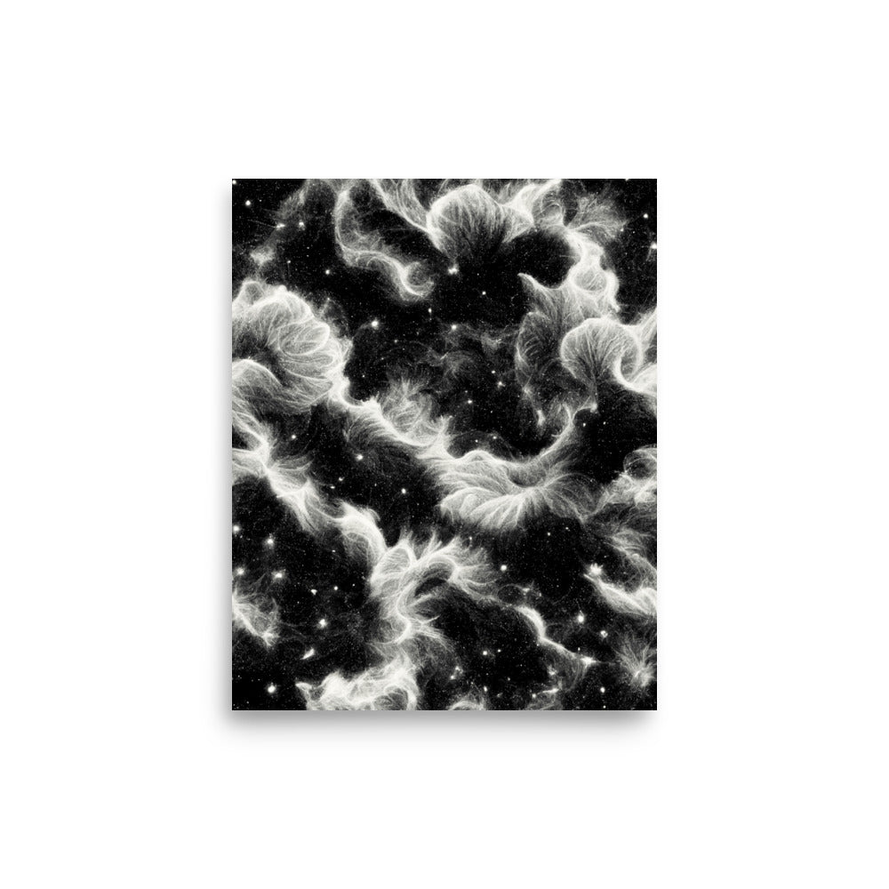 Star Gazing: B&W - Luster Poster