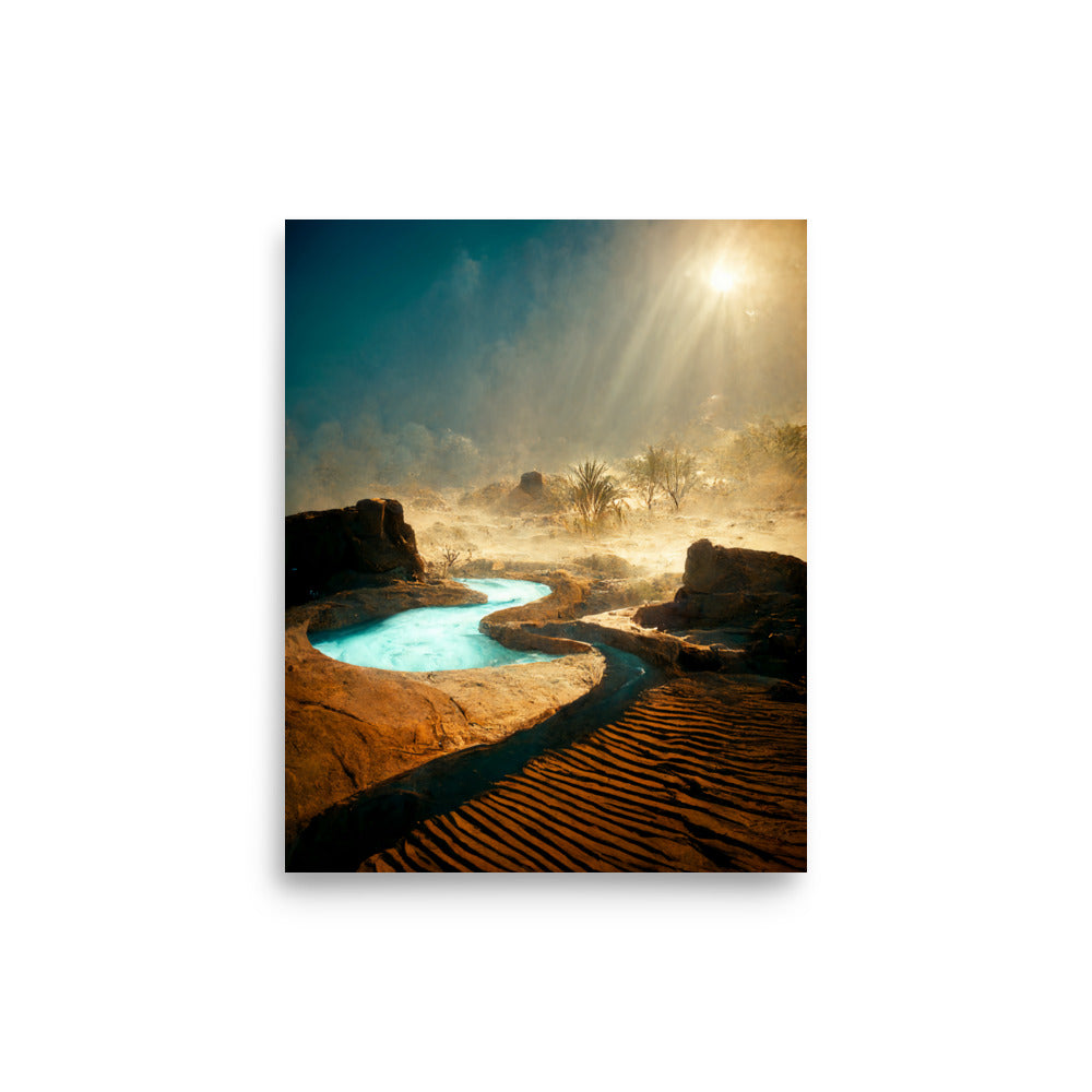 Desert Oasis: Neutral - Luster Poster