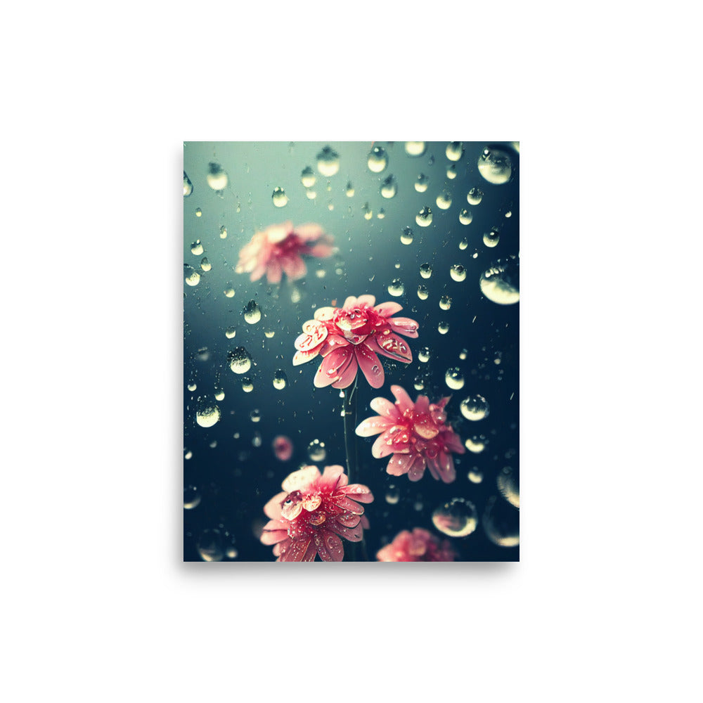 Calming Rain: Neutral - Luster Poster