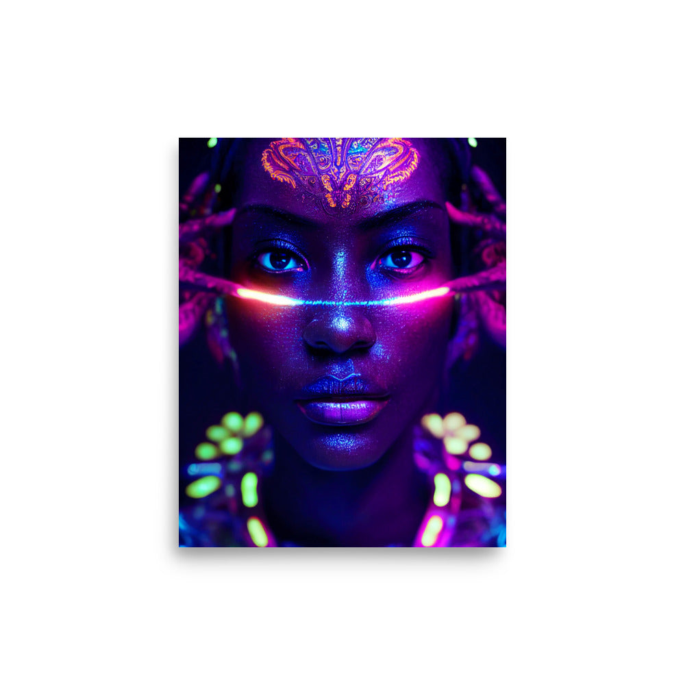 Metallic Shift: Vibrant - Luster Poster