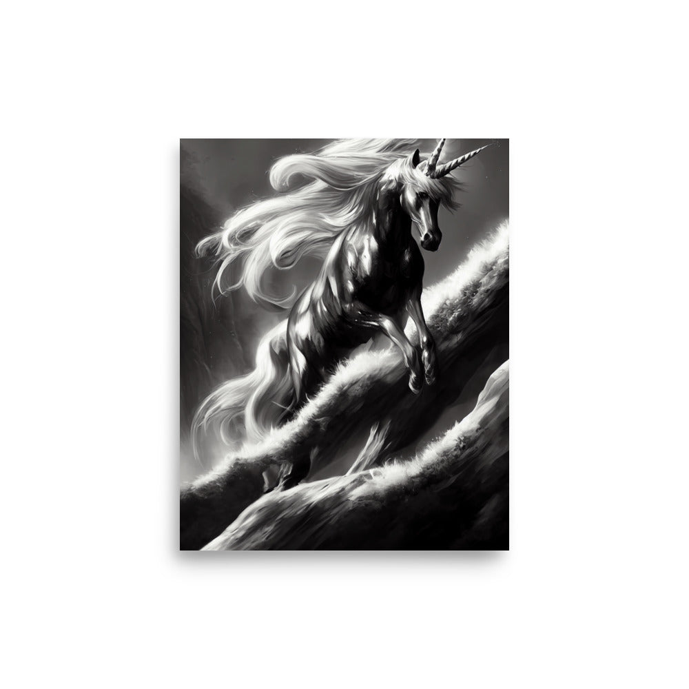 Fantasy Features: B&W - Luster Poster