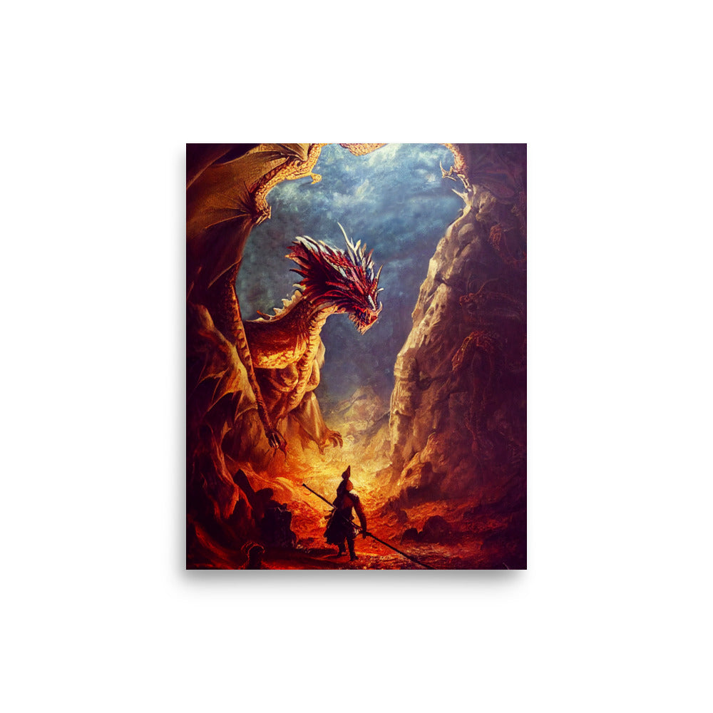 Fiery Friend: Neutral - Luster Poster