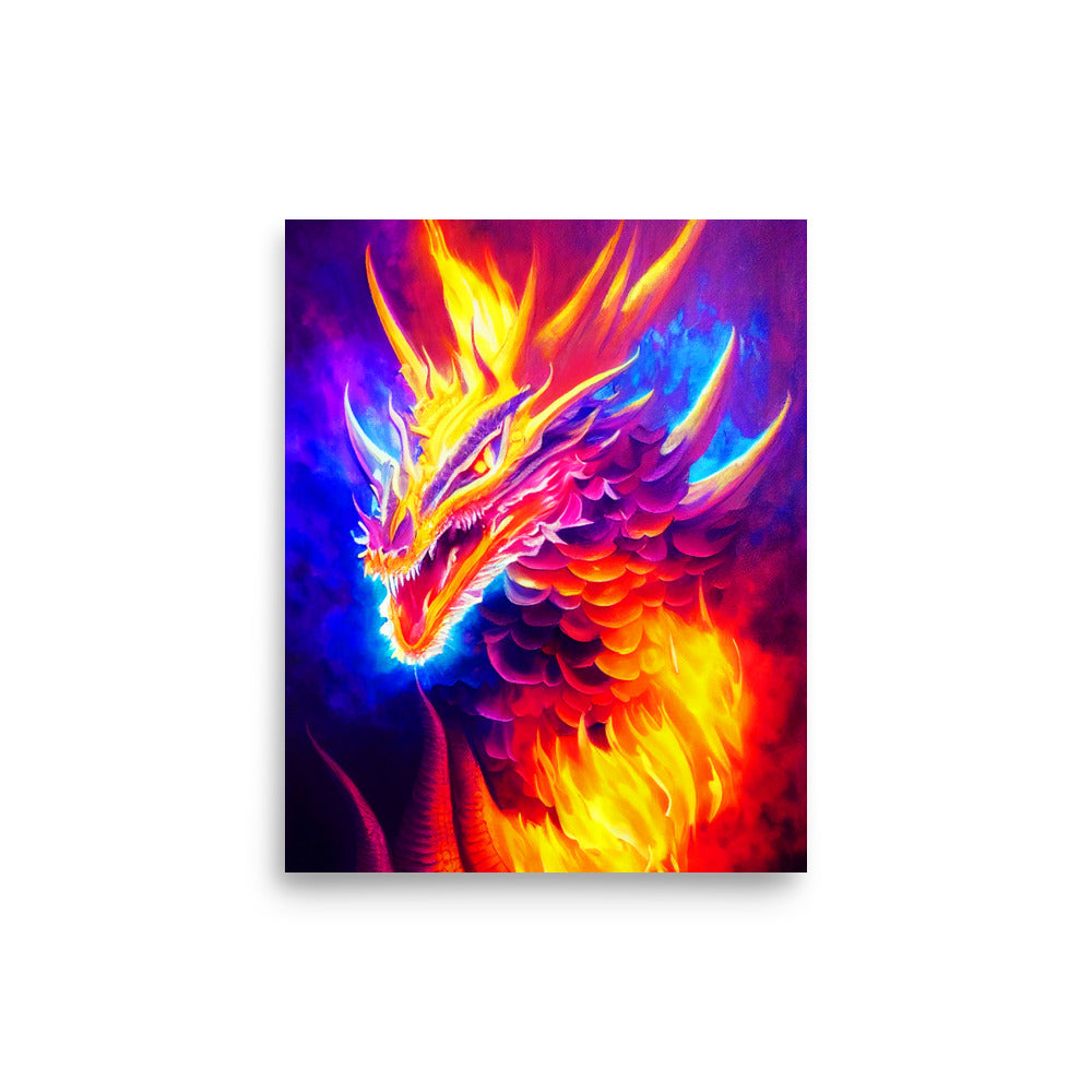 Fiery Friend: Vibrant - Luster Poster