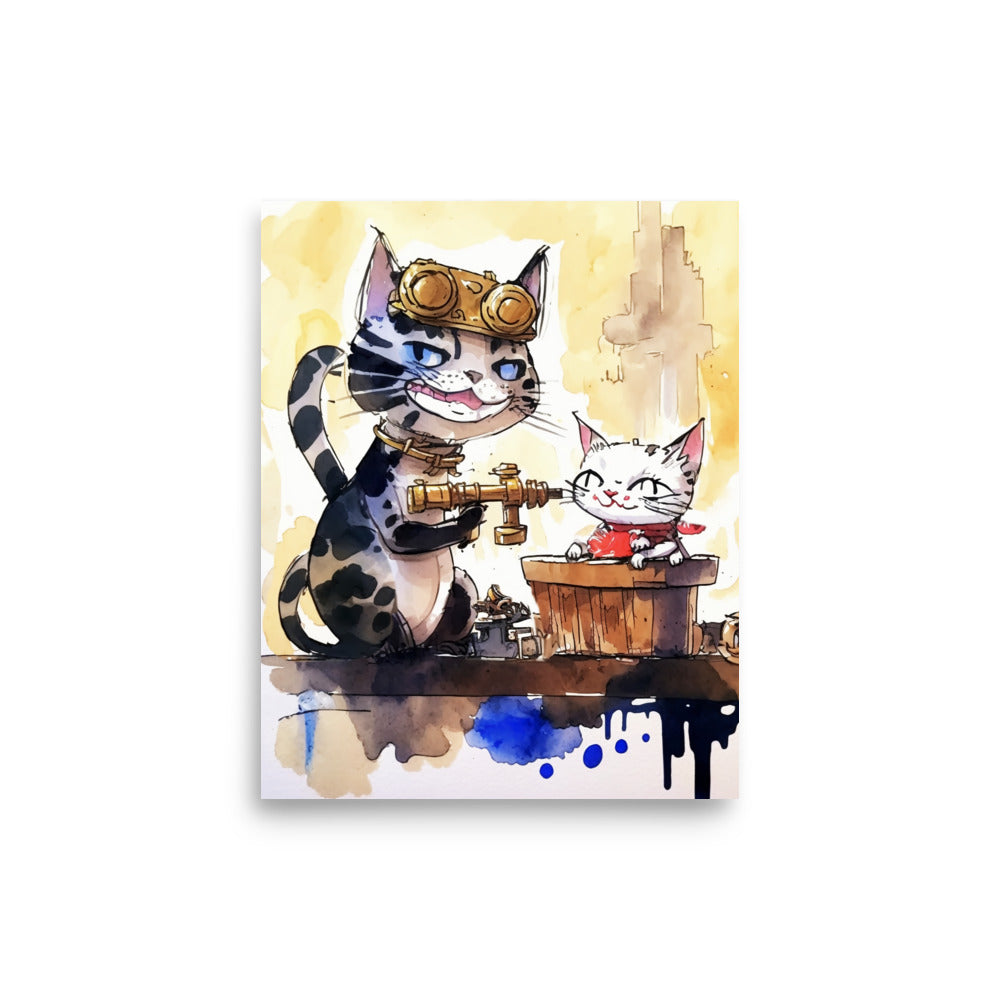 Pet Paintings: Neutral - Luster Poster