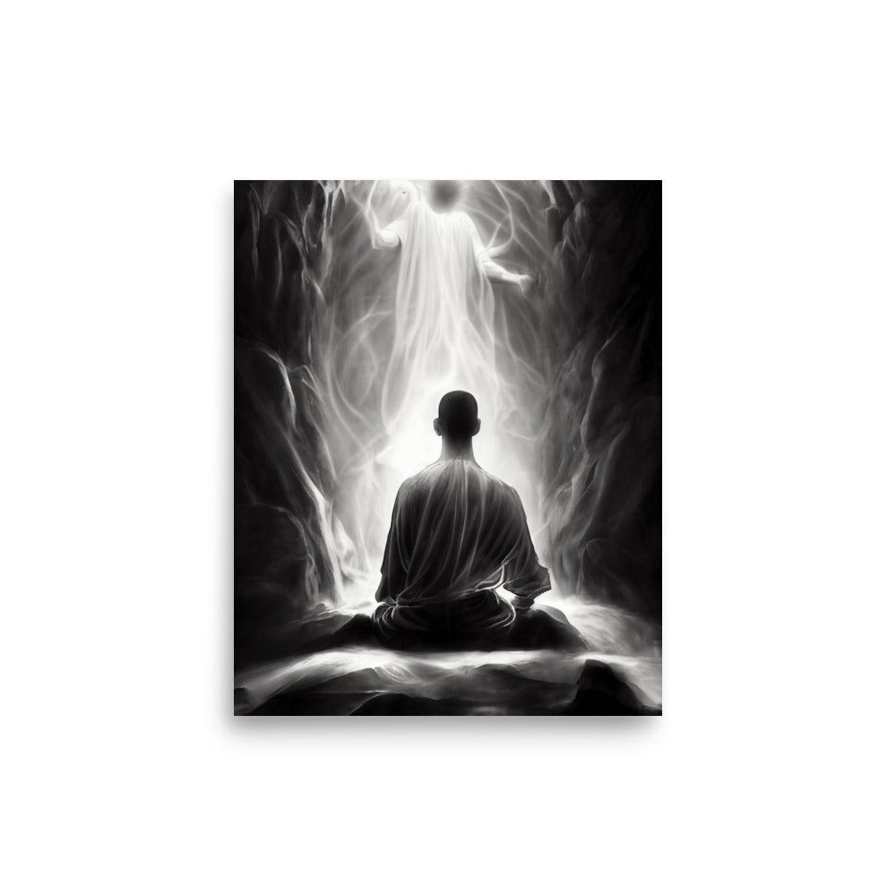 Calm Meditations: B&W - Luster Poster