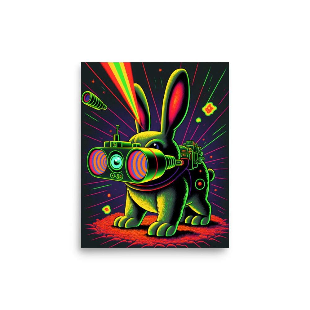 Ro-Bunny: Vibrant - Luster Poster