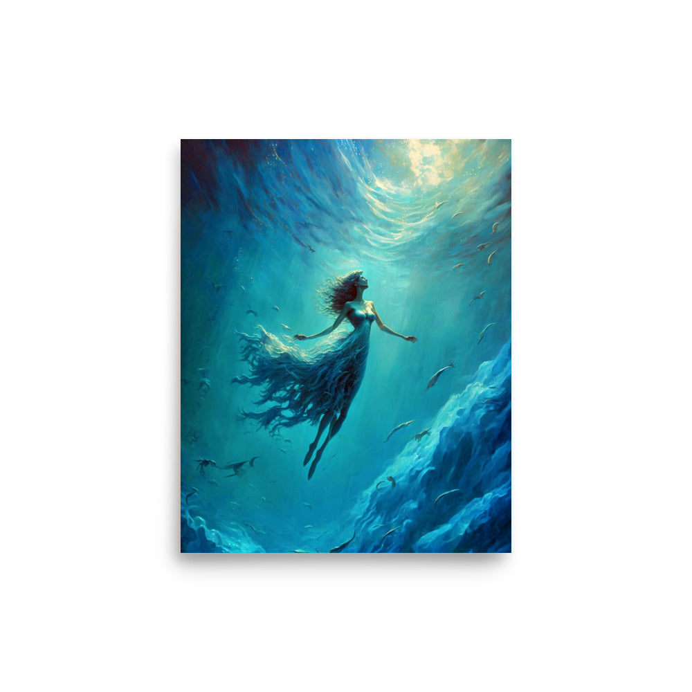 Wave Walker: Neutral - Luster Poster