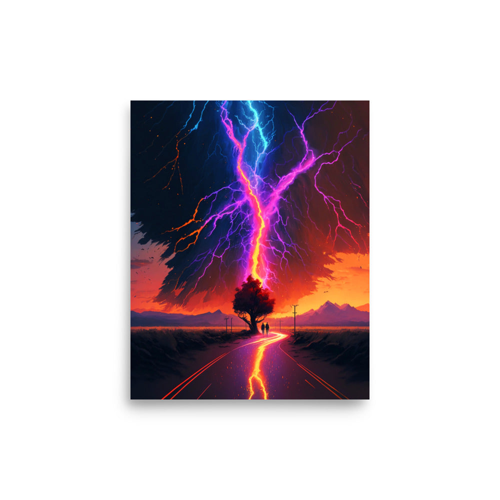 Electrical Energy: Vibrant - Luster Poster