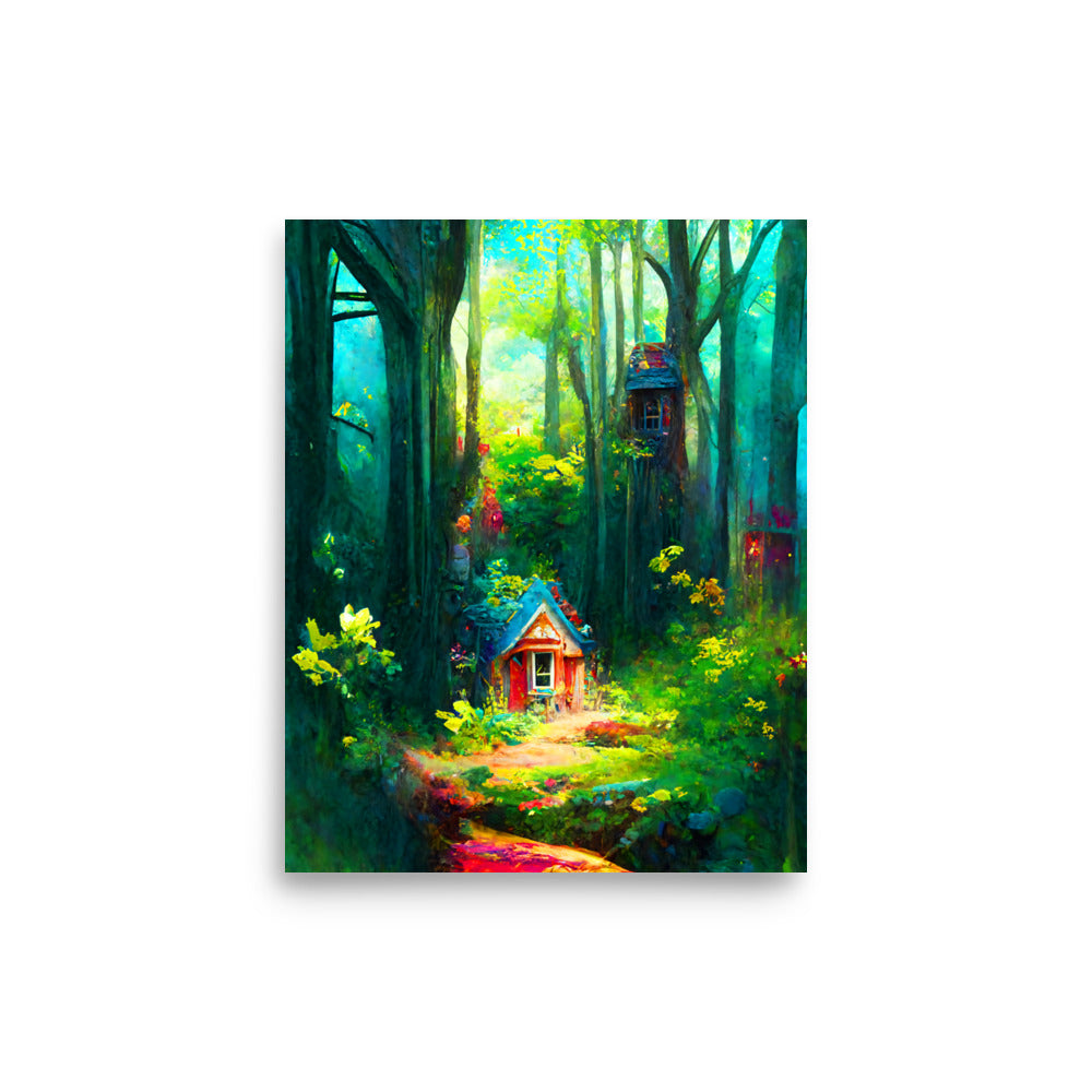 Familiar Forests: Vibrant - Luster Poster