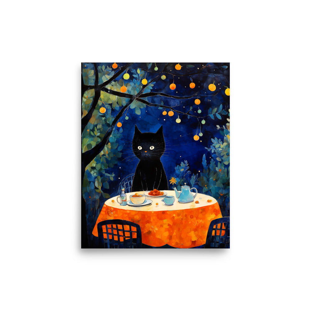 Feline Dinner N2 - Luster Poster