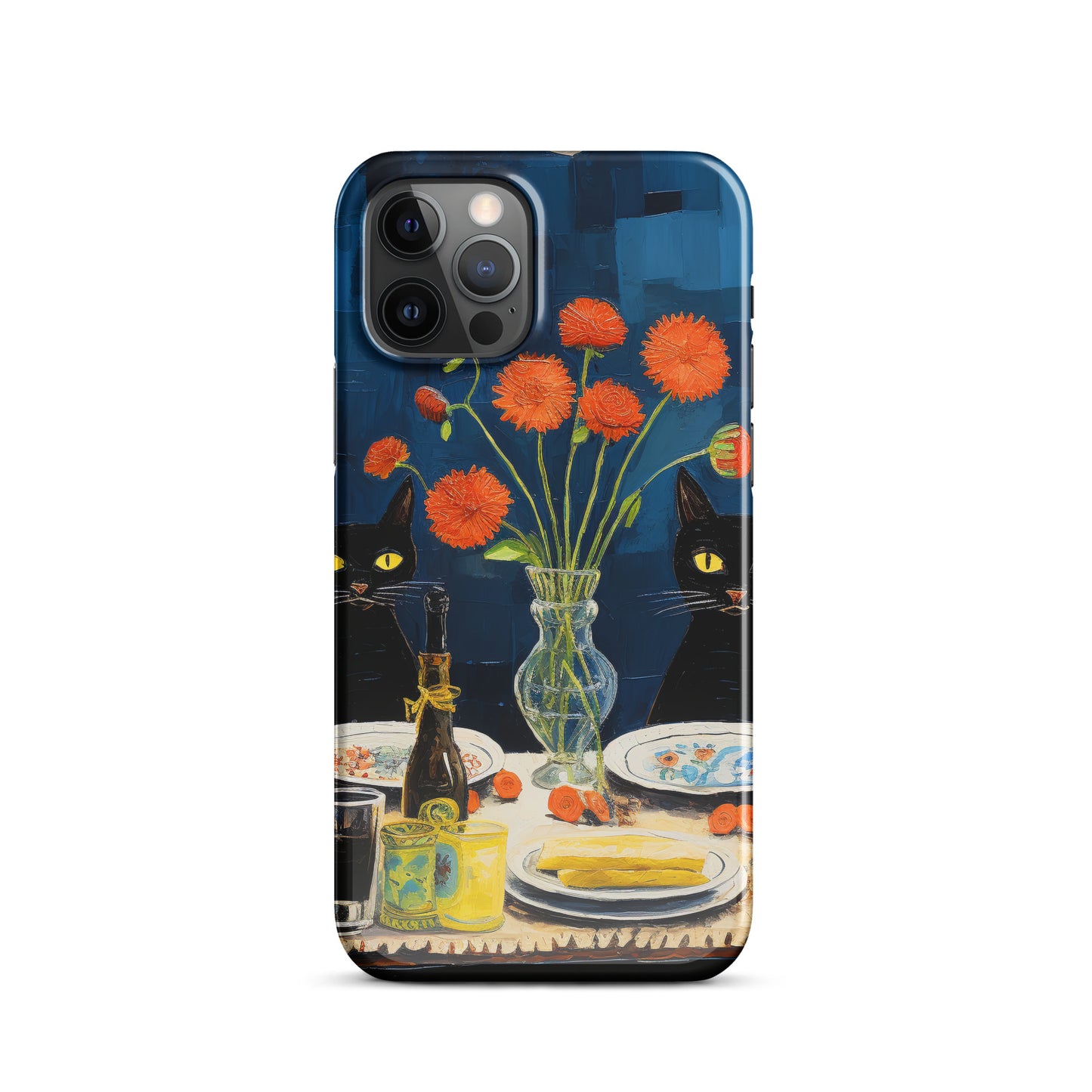 Feline Dinner N4 - Snap Case for iPhone