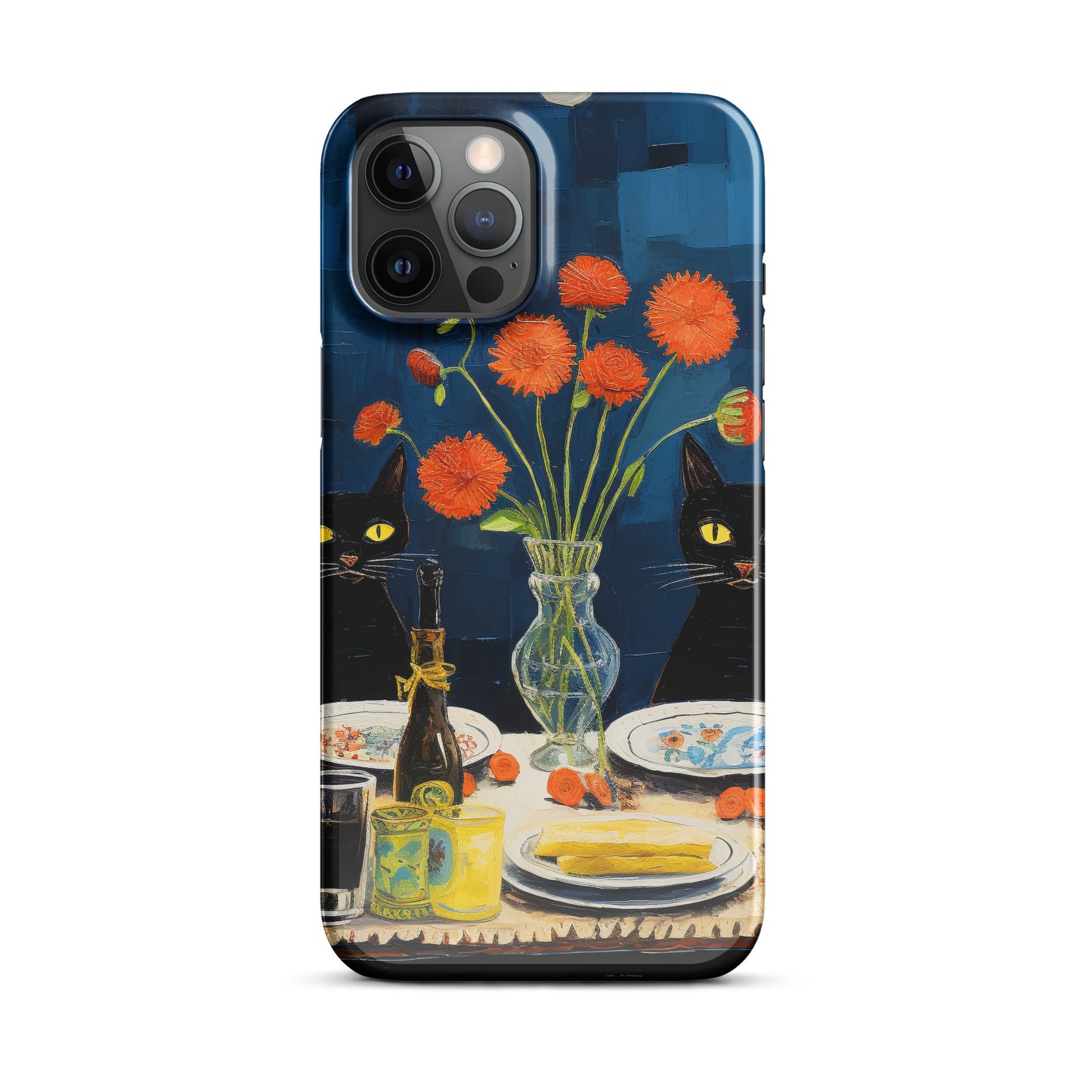 Feline Dinner N4 - Snap Case for iPhone