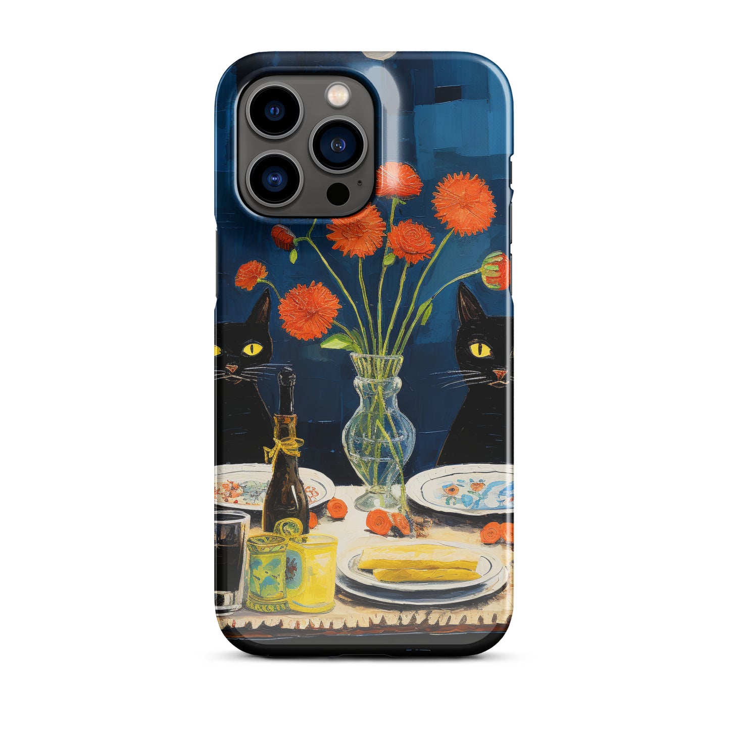 Feline Dinner N4 - Snap Case for iPhone