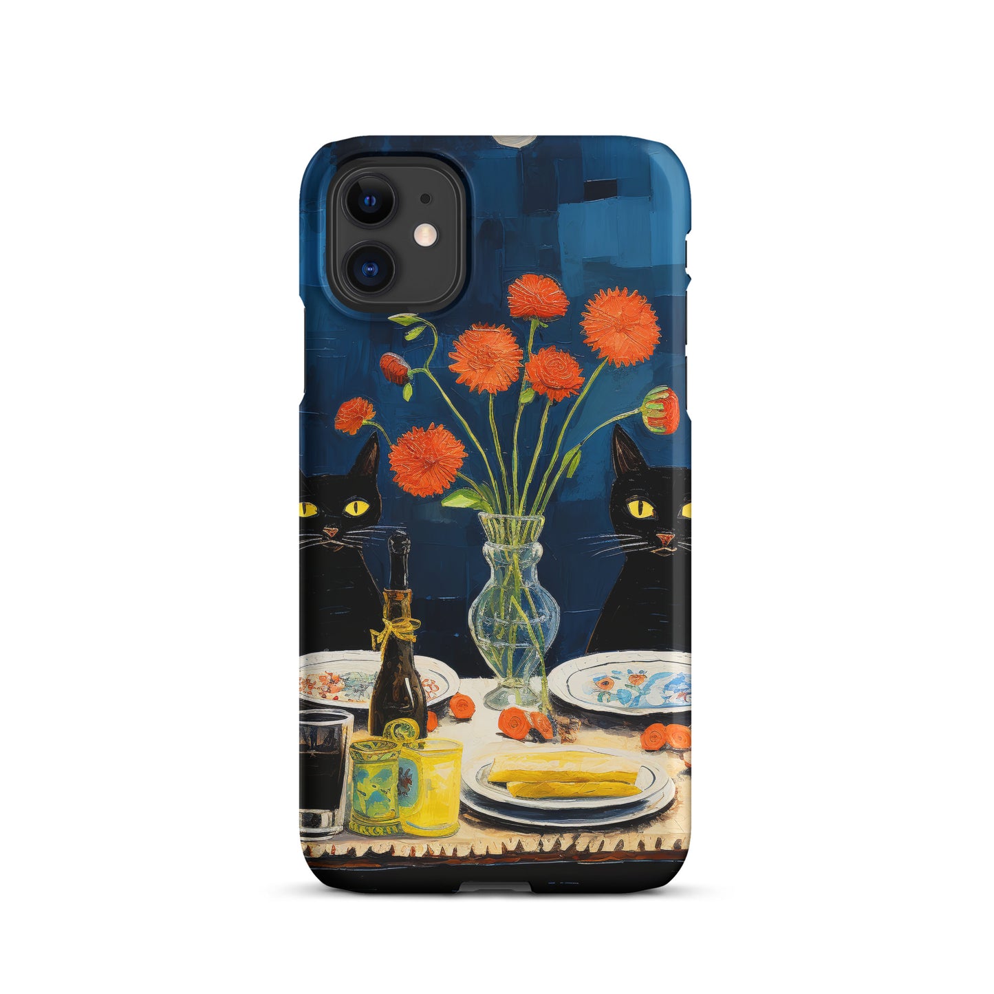 Feline Dinner N4 - Snap Case for iPhone