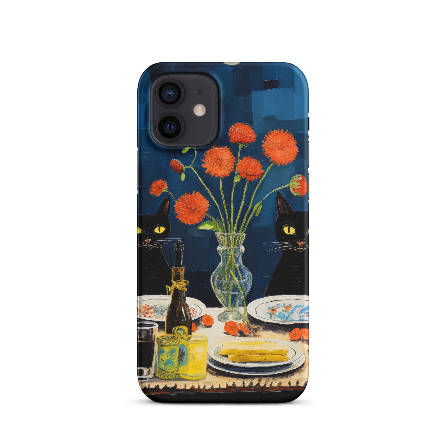 Feline Dinner N4 - Snap Case for iPhone