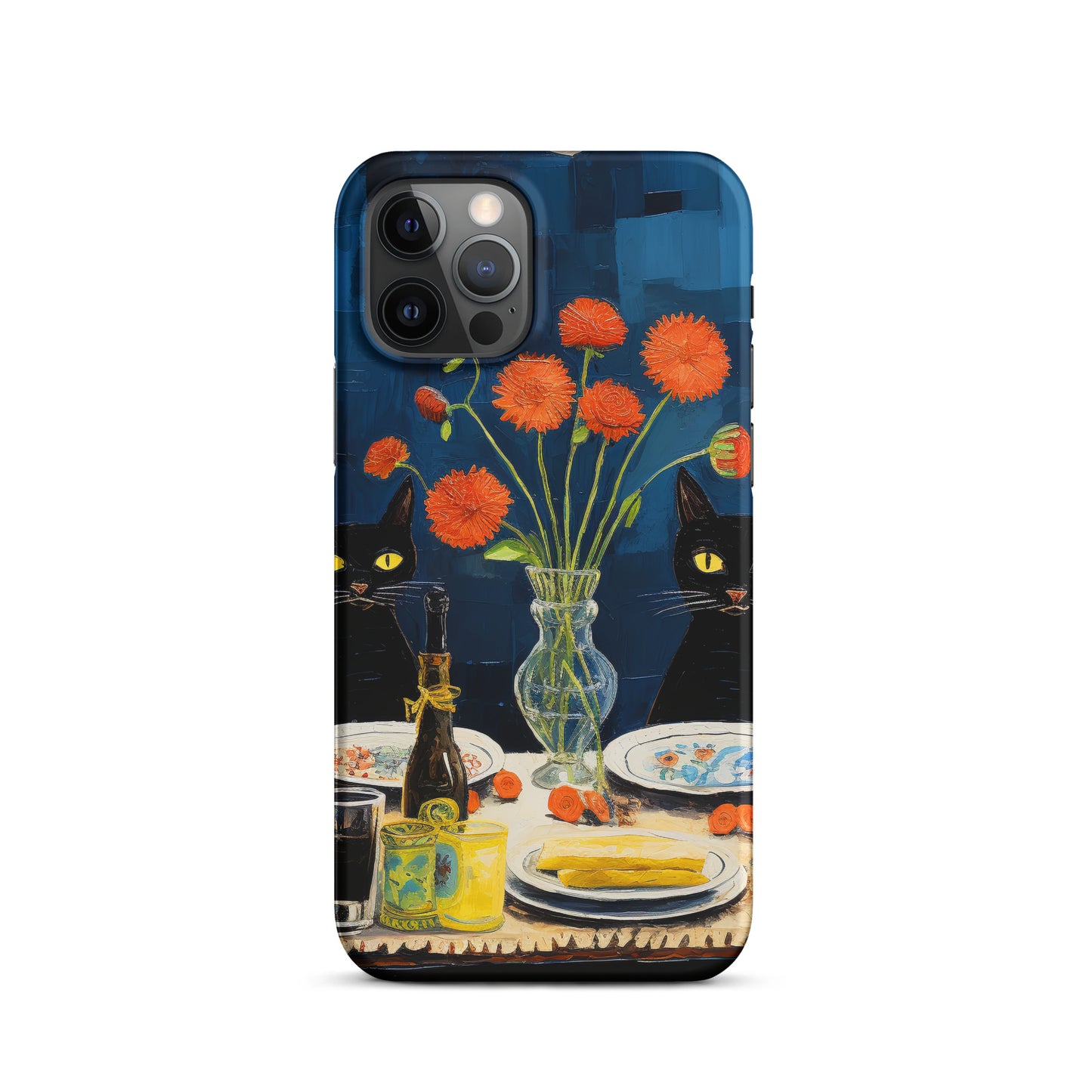 Feline Dinner N4 - Snap Case for iPhone