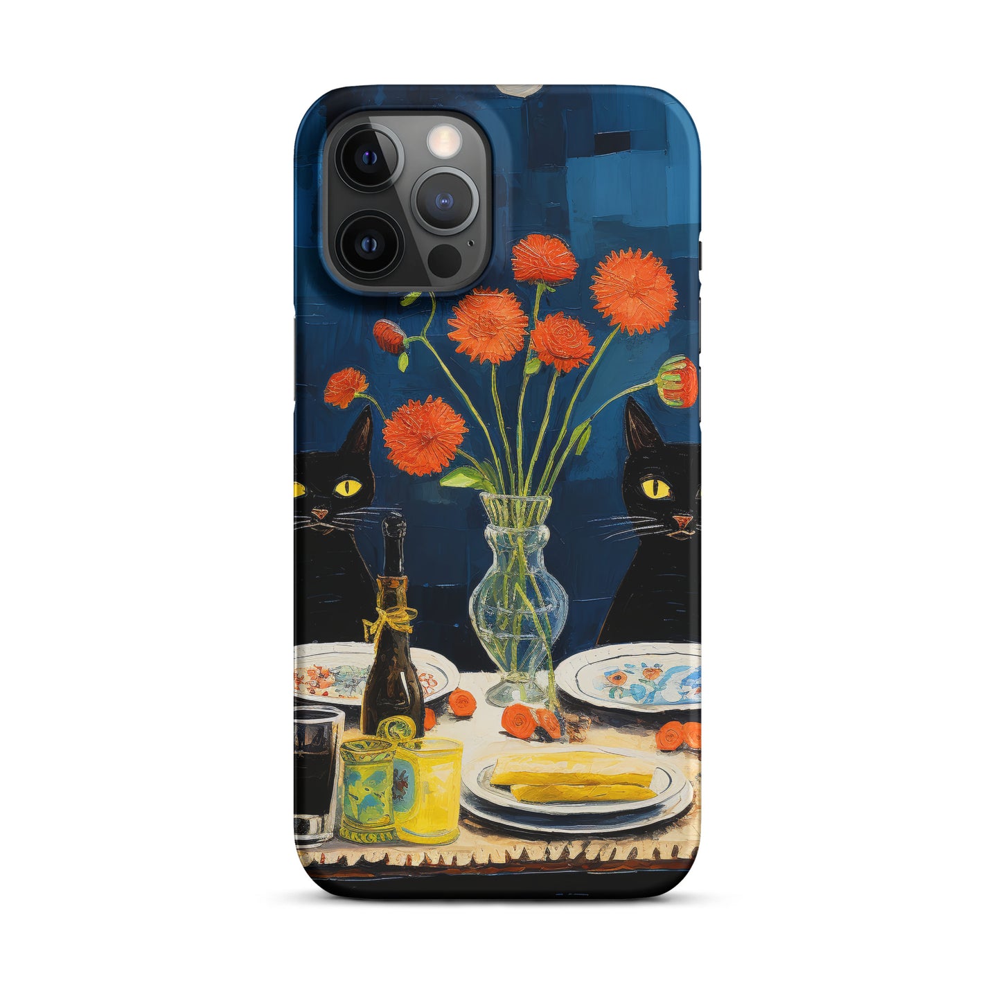 Feline Dinner N4 - Snap Case for iPhone