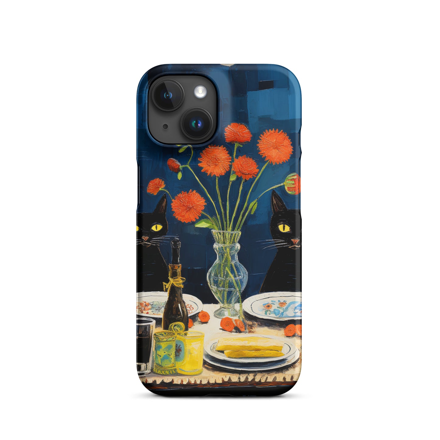 Feline Dinner N4 - Snap Case for iPhone