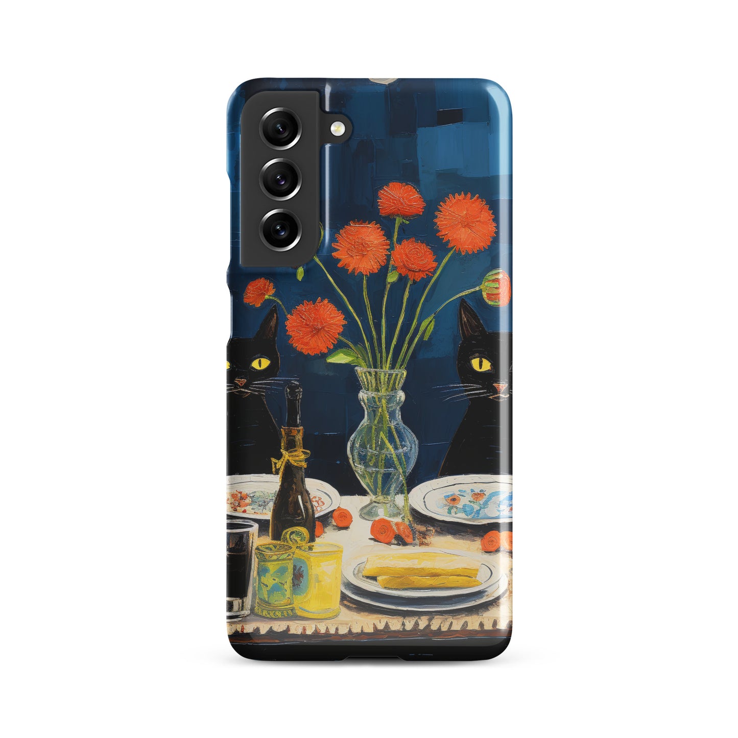 Feline Dinner N4 - Snap Case for Samsung