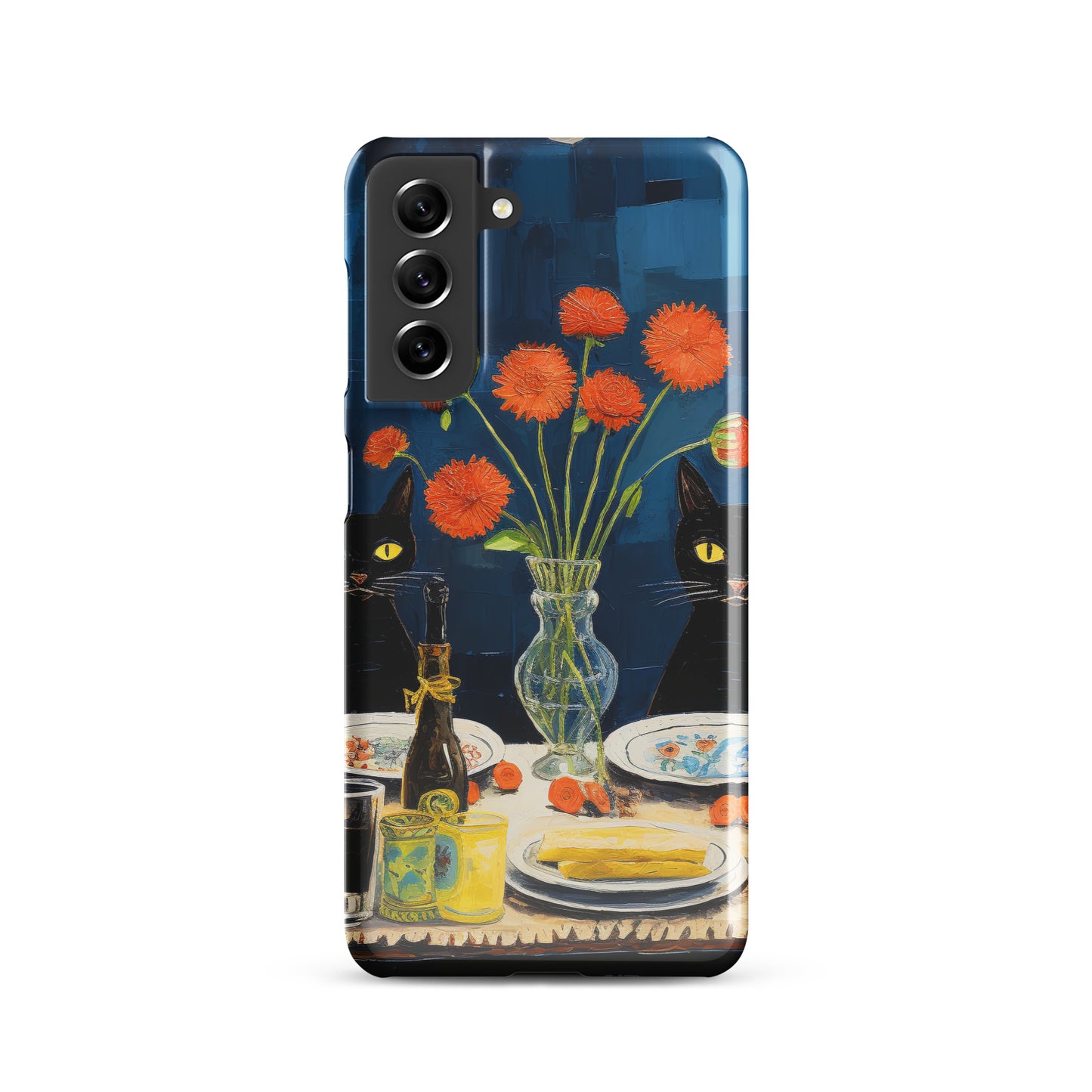 Feline Dinner N4 - Snap Case for Samsung