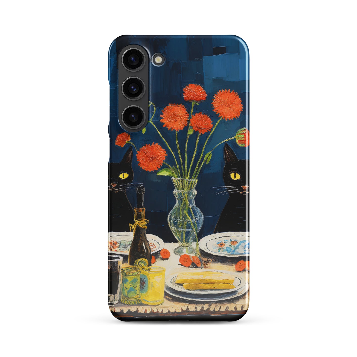 Feline Dinner N4 - Snap Case for Samsung