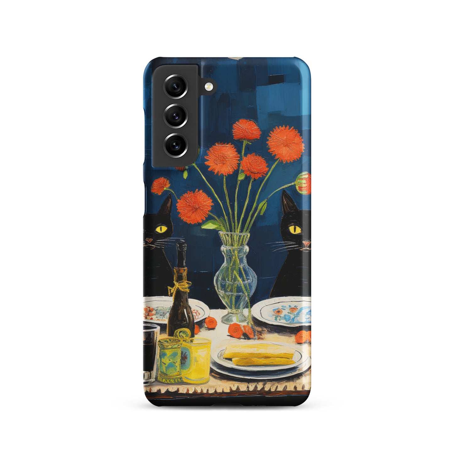 Feline Dinner N4 - Snap Case for Samsung