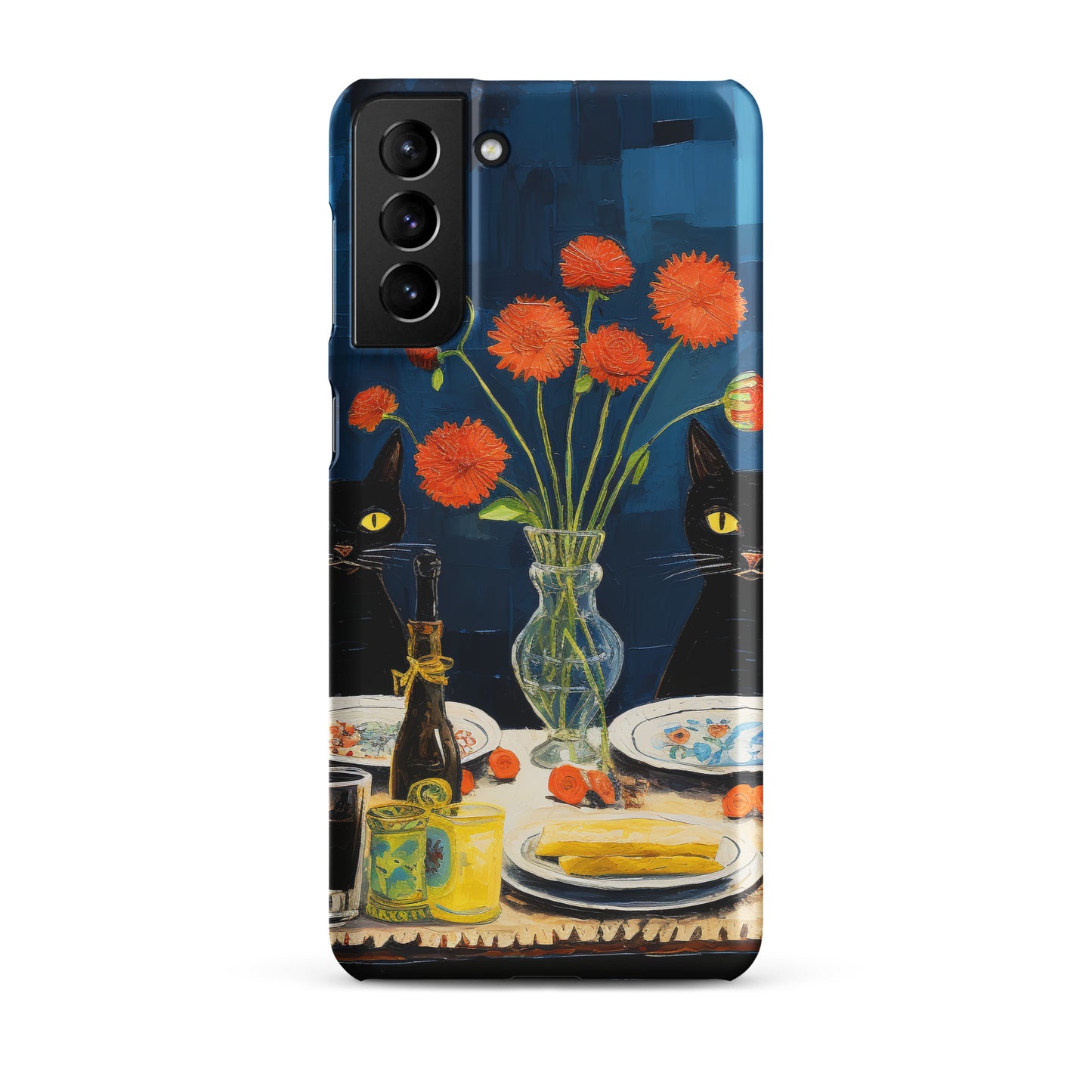 Feline Dinner N4 - Snap Case for Samsung