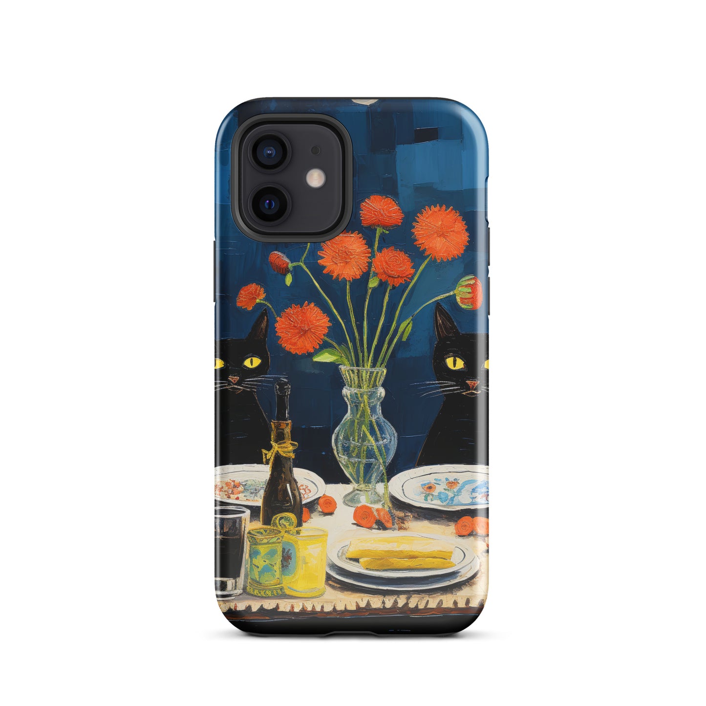 Feline Dinner N4 - Tough Case for iPhone