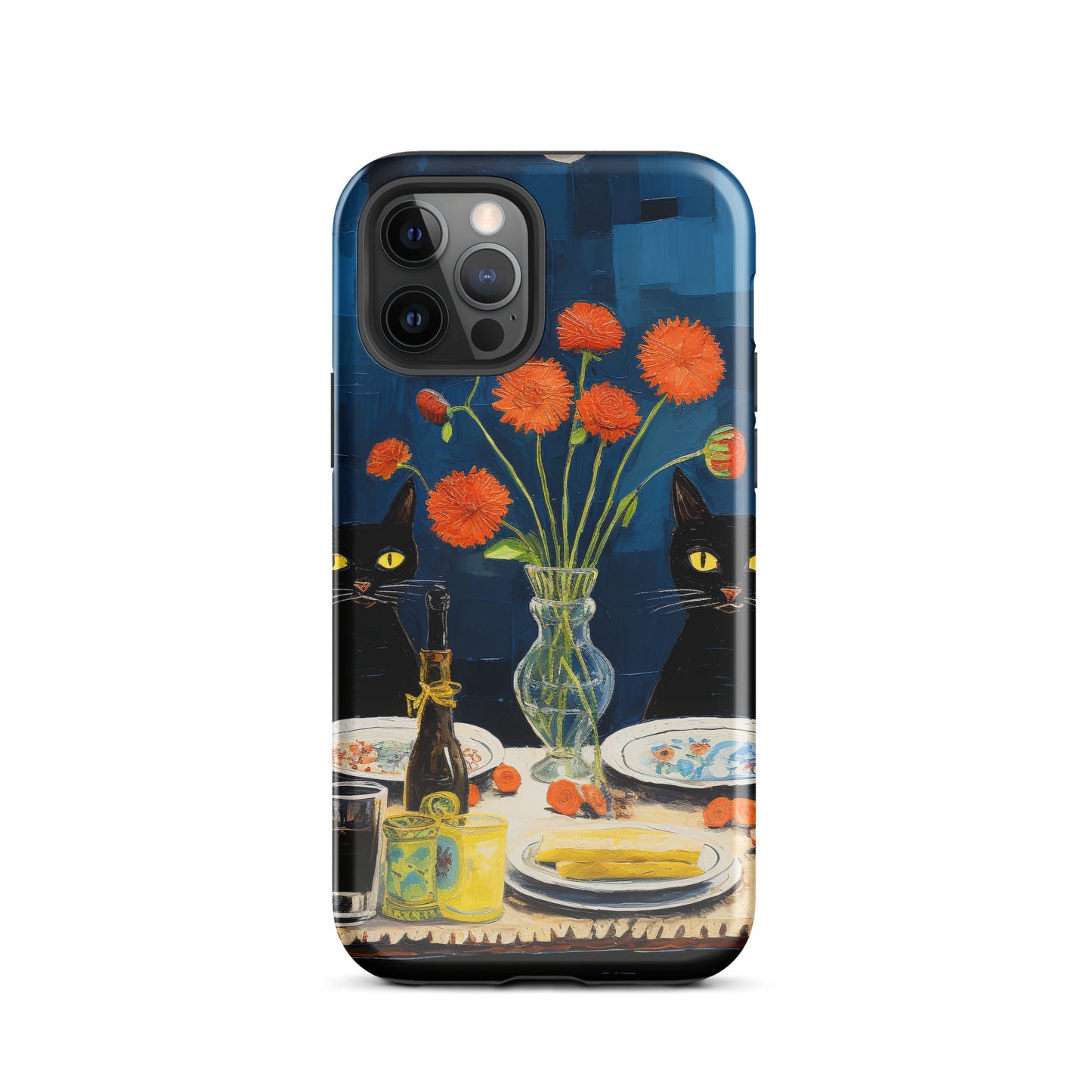 Feline Dinner N4 - Tough Case for iPhone