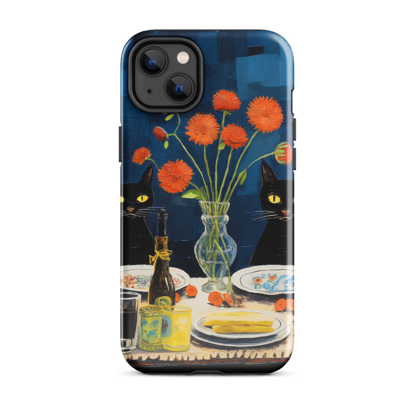 Feline Dinner N4 - Tough Case for iPhone