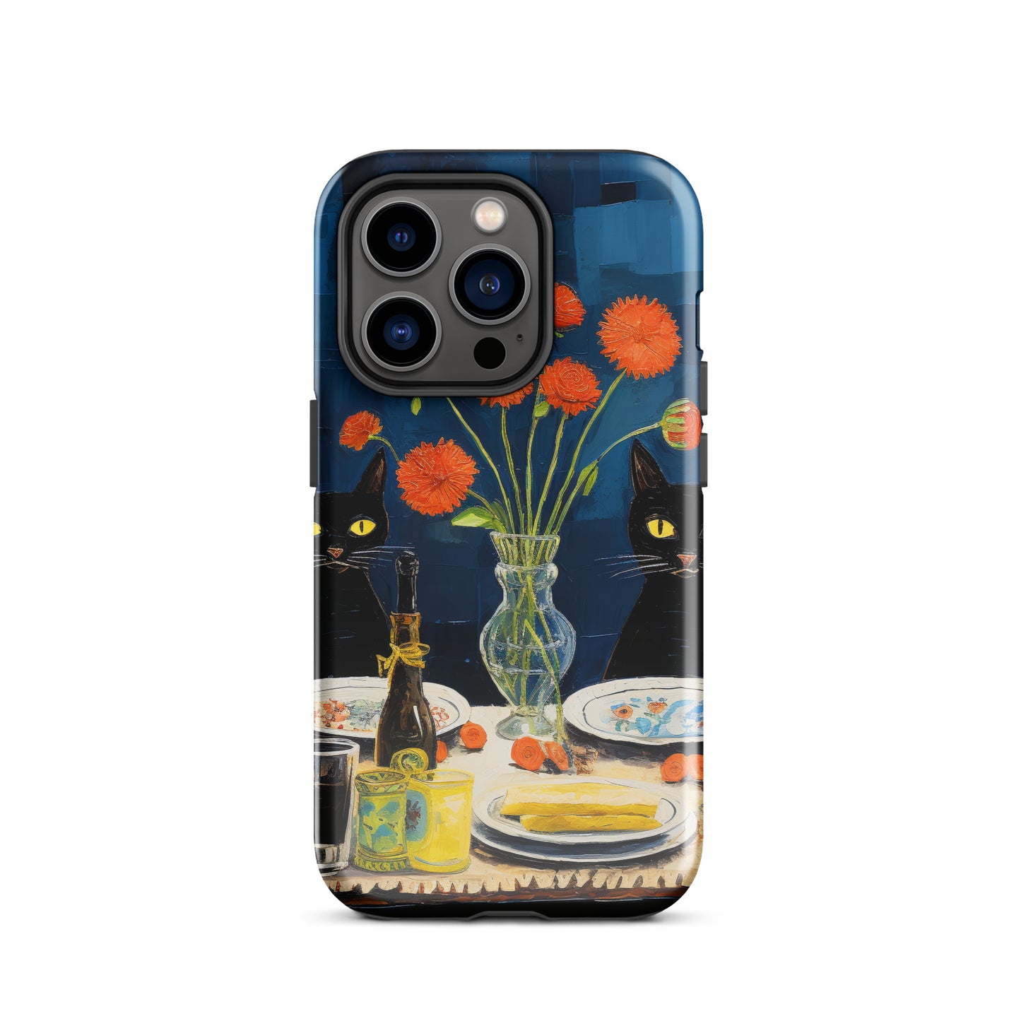 Feline Dinner N4 - Tough Case for iPhone