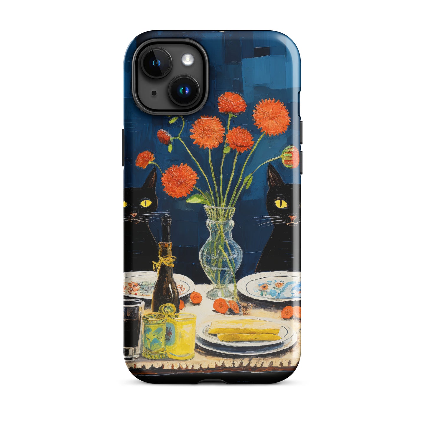 Feline Dinner N4 - Tough Case for iPhone