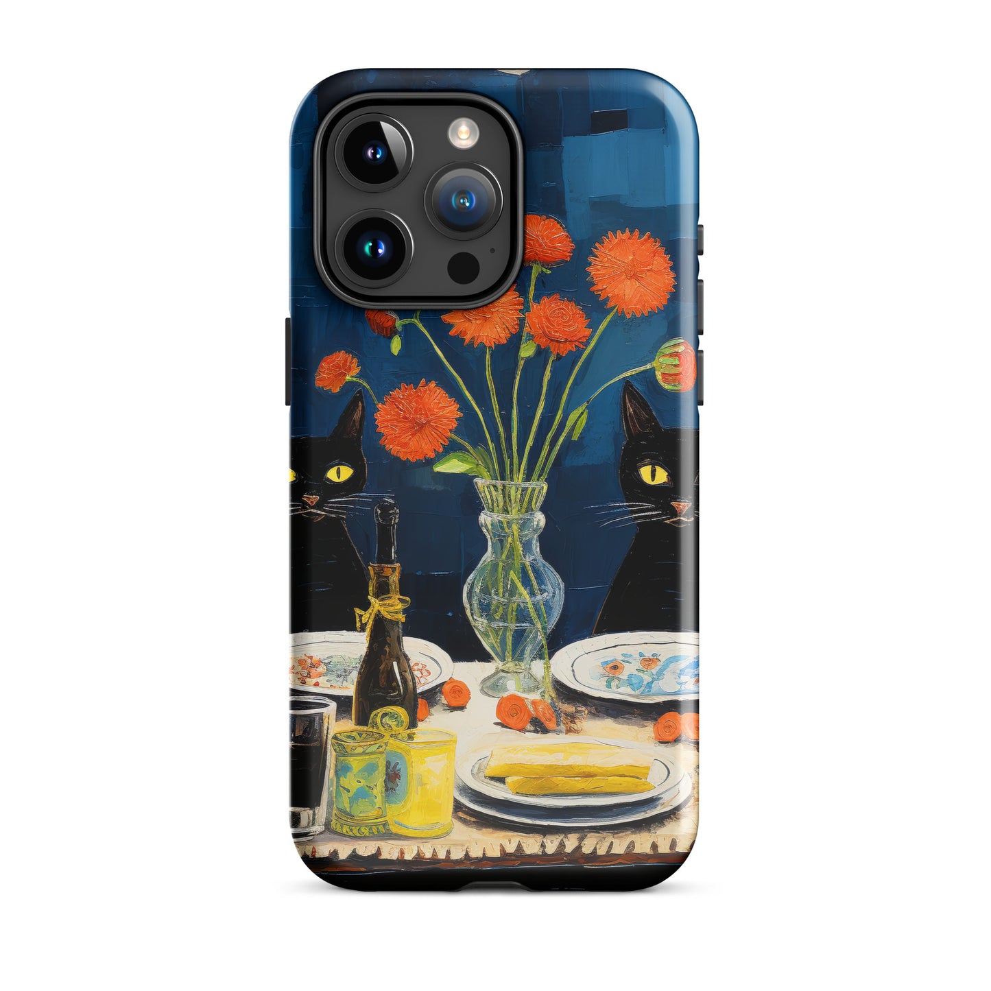 Feline Dinner N4 - Tough Case for iPhone