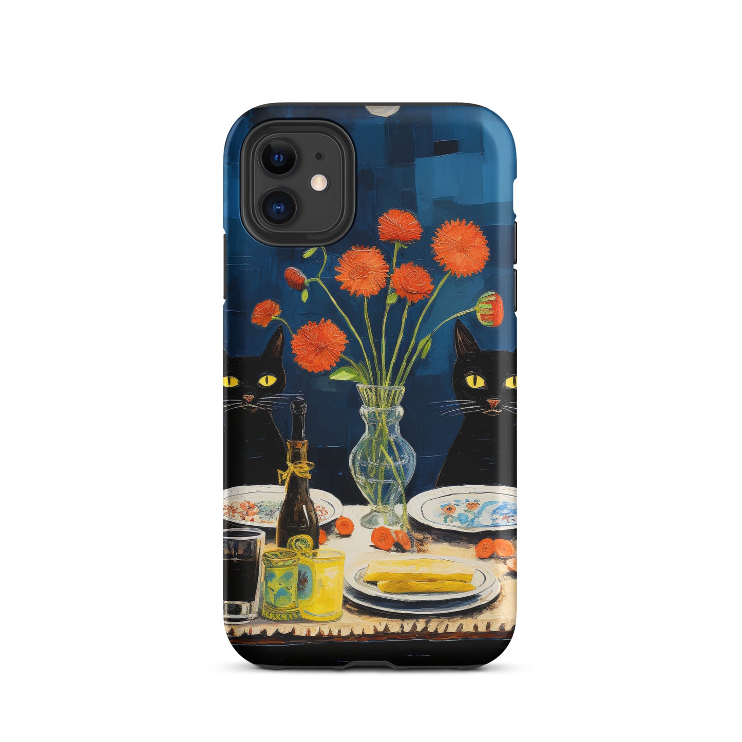 Feline Dinner N4 - Tough Case for iPhone