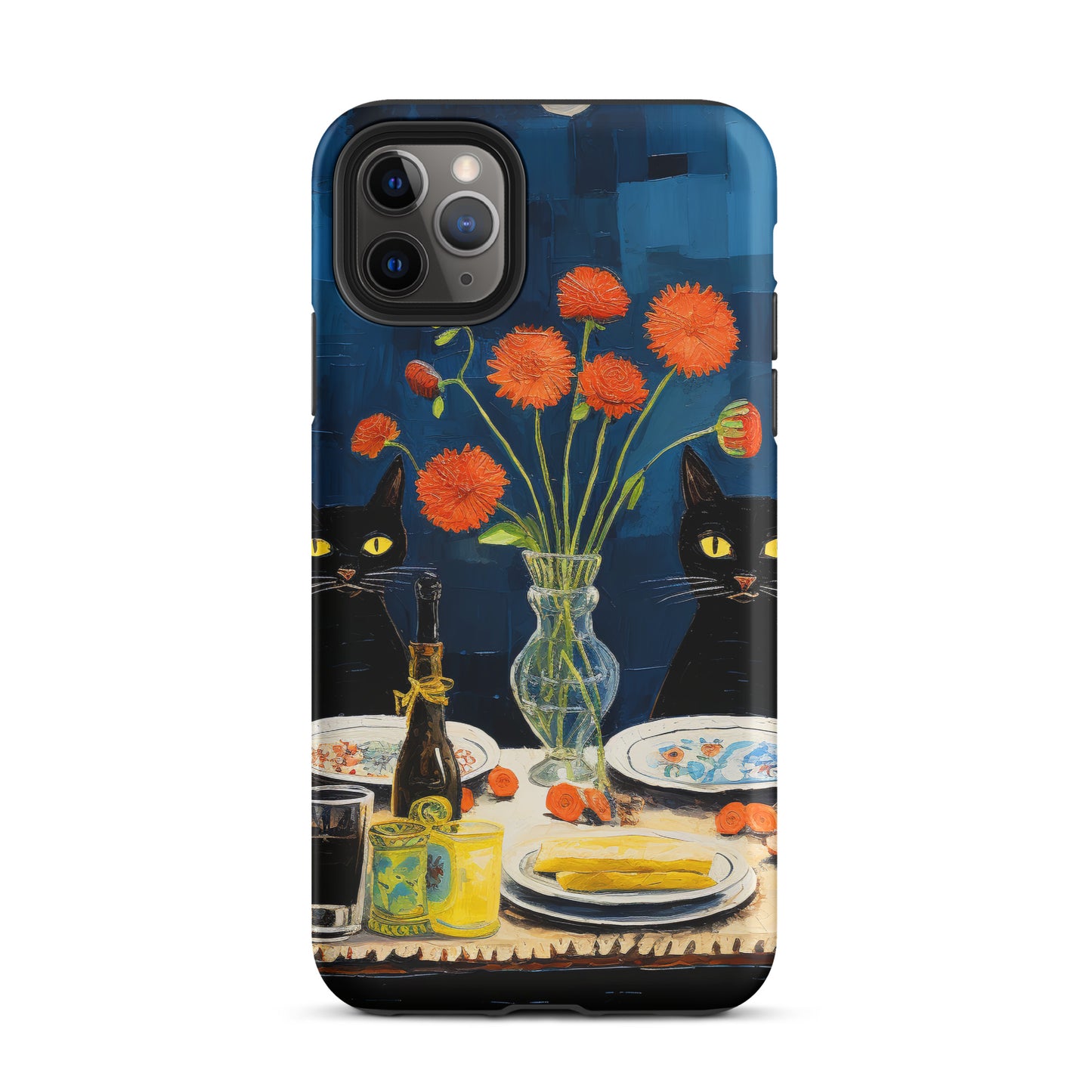 Feline Dinner N4 - Tough Case for iPhone