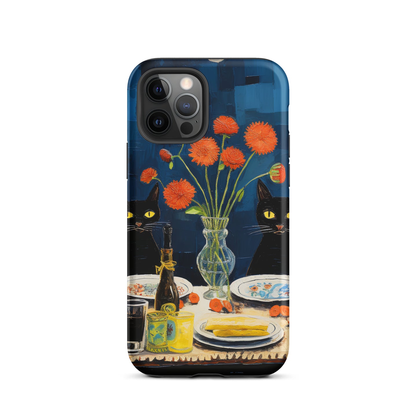 Feline Dinner N4 - Tough Case for iPhone