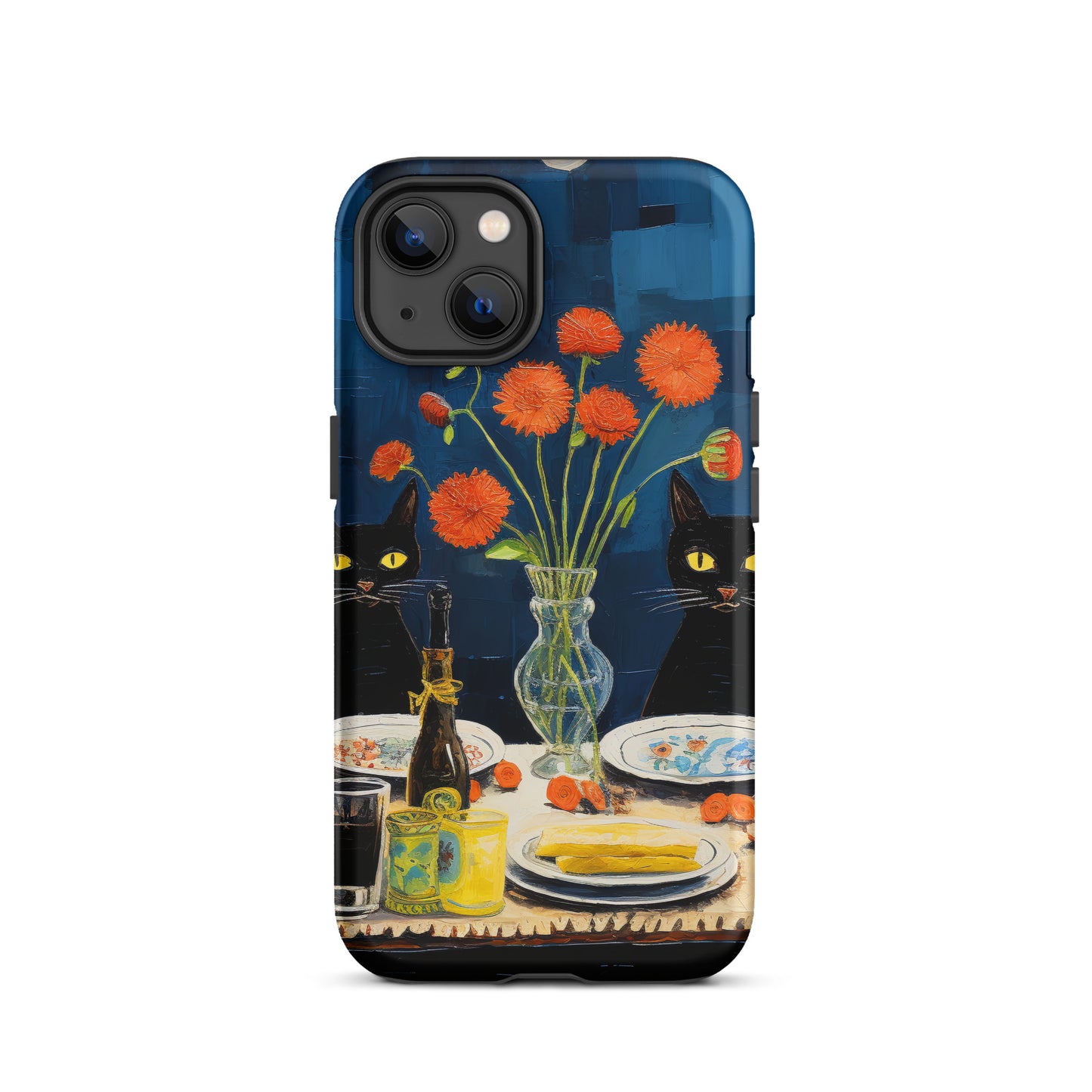 Feline Dinner N4 - Tough Case for iPhone