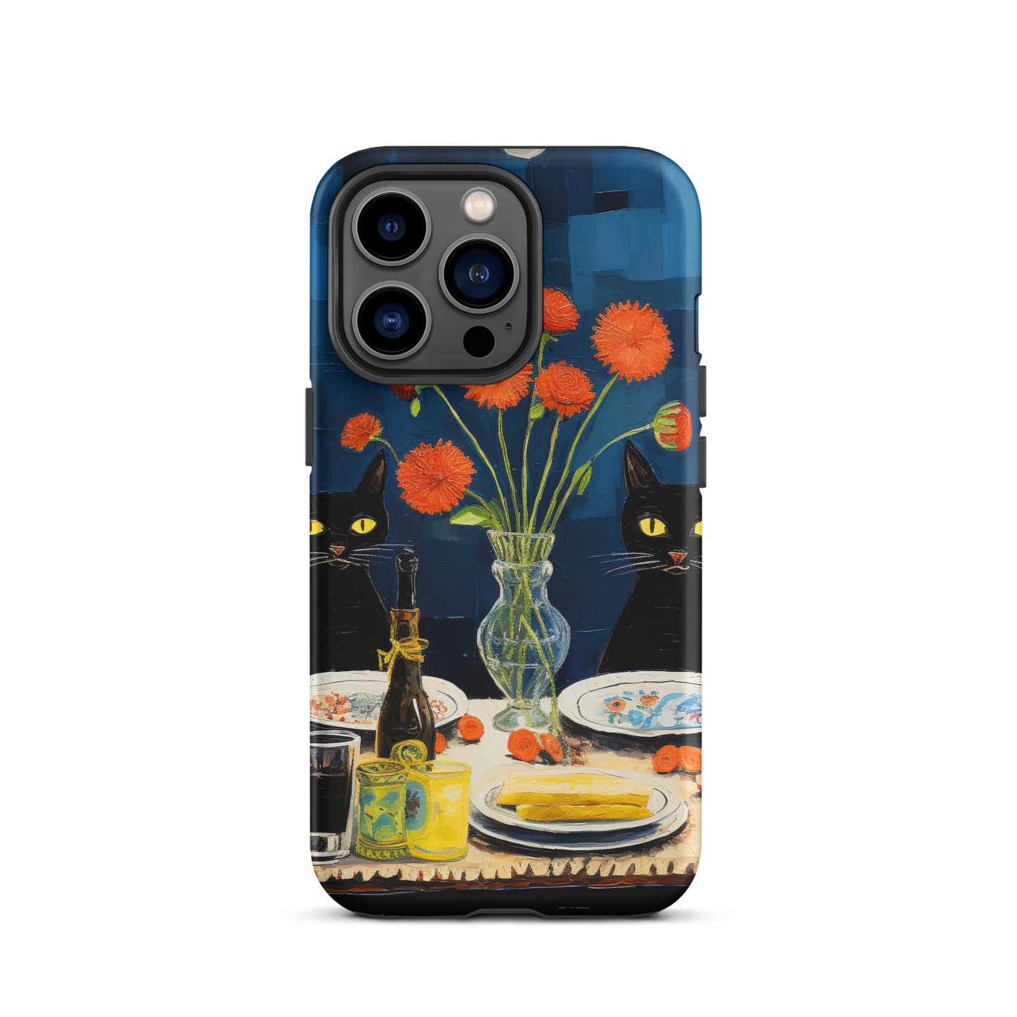 Feline Dinner N4 - Tough Case for iPhone